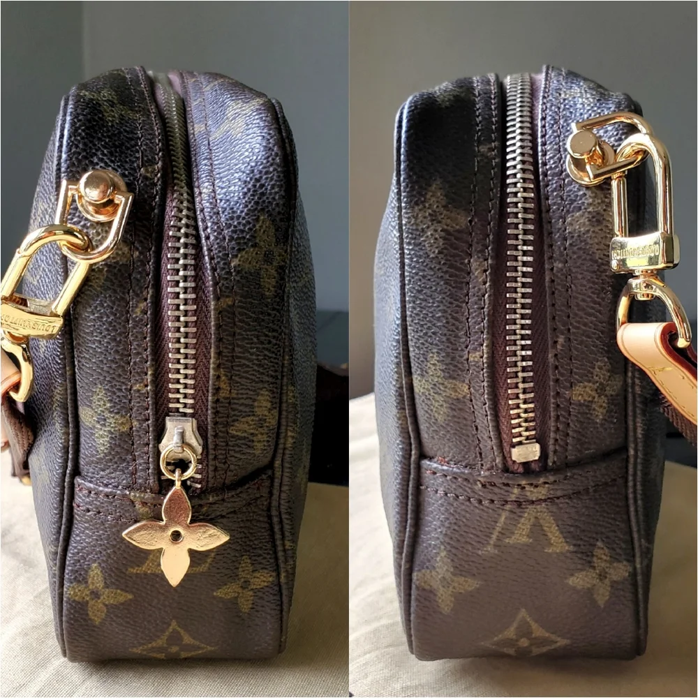 Authentic LOUIS VUITTON Trousse De Toilette 23 Crossbody Bag - Picture 7 of 13